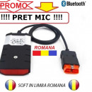 Tester auto multimarca in Limba Romana, detine Bluetooth 3.0 model 2023, transmisie USB/Wireless