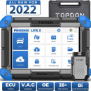 TOPDON Phoenix Lite 2, Tester Auto Profesional Wireless, control bidirecțional, codare ECU, diagnosticare completa a sistemelor, peste 28 de servicii de resetare, Update gratuit online 2 ani