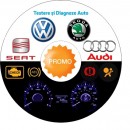 Cablu Interfata, Diagnoza Tester VAG COM 12.12, 17.8, 18.9, 19.6, 20.12, 21.9, 22.3, 23.3, 25.X cip FT232BL, procesor ATMEGA Vw Audi Skoda Seat - Oferta Promotionala ENGLEZA !