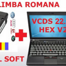 Kit Vag Com VCDS HEX Unlimited 25.3X Engleza/Romana Kit + laptop activat 2026
