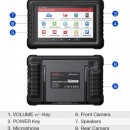 Original Launch X-431 PRO(PROS V5.0) 4/64GB cu Bluetooth 5.0 Generatia III Codare ECU, OBFCM, CANFD, Programari, Functii Online, Update 24 Luni !