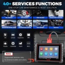 Tester auto profesional Autel MaxiCOM MK900 (conexiune cu cablu OBD2) Instrument de diagnosticare service auto multimarca, Suporta DoIP/CAN FD și funcții de testare a bateriei