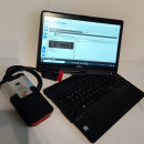 Kit Tester Auto Profesional Multimarca Turisme & Camioane in limba Romana cu Laptop/Tableta Fujitsu T939, bluetooth 5.0, full activat diagnoza, programari, functii speciale