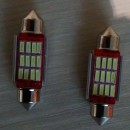 Leduri auto canbus c5w pentru numar, interior model 12SMD 4014 LED 12 V