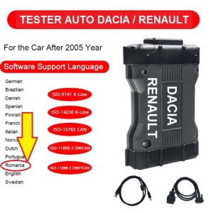 Noul aparat pentru Diagnoza Renault/Dacia CAN Clip VCI V23.X, programari, functii speciale active