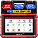 NOUL Tester Auto Profesional Launch X431 PROS ELITE Original Tableta 8 inch 4/64GB, OBFCM + CANFD, 2 ani Online, Licenta Nelimitata (versiunea cu fir Launch X431 PROS)