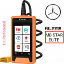 Tester auto profesional MERCEDES, Aparat Original Launch X431 Creader Elite pentru Mercedes Benz, Diagnoza, Codari, Adaptari, Programari ECU, Functii Speciale 31+, Online Acces + Update Oficial Mercedes