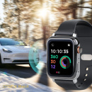 Ceas Inteligent / Smartwatch OTOFIX modelul cu VCI, 3-în-1: Cheie inteligentă+Ceas inteligent+Telefon inteligent, Comandă vocală, Blocare/deblocare uși, Telecomandă portbagaj + Bluetooth, Ritm cardiac, Giroscop, Monitorizare Somn