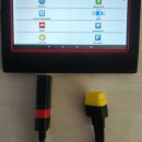 Lichidare stoc: Kit Interfata auto Launch X431 Easydiag+ Tableta Originala Launch RFB V+ 10.1 inch pentru Turisme + Autoutilitare 12V, Limba Romana, OBFCM activ, CANFD, Adas, Immo, Launch Database HaynesPro
