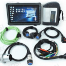 MB STAR COMPACT C4 SD Connect Pro + Tableta Militara Getac F110 I5/I7 Diagonala 30 Cm, Baterie Noua, Mercedes XENTRY versiune noua Limba Romana up-date la zi Utilizare Service Benz