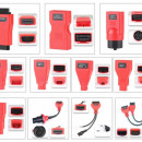 Set cabluri adaptoare Originale Autel cutie transport inclusa, DS808/MK808/MP808 (Only Cables and Connectors)