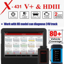 Tester auto multimarca Launch HD3.0 X431 V PRO4 Kit Complet Turisme, Autoutilitare 12V si Camioane 24V
