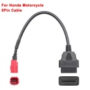 Adaptor pentru motociclete HONDA Guzzi Piaggio Vespa 6PINI la 16Pin OBD2 Conector de diagnosticare Motociclete OBDII Extensie