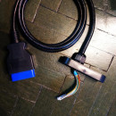 Cablu 16pin OBD2 pentru Autocom CDP Model Vechi (Argintiu, Auriu)