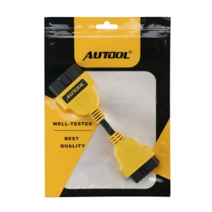 Cablu adaptor prelungitor OBD2 mama tata / tester auto pentru Launch X431 IDIAG/Easydiag/Pro/Pro3/V/GOLO/Mdiag/ELM327 Original AUTOOL 14CM - Img 5