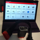 Kit Interfata auto Launch X431 Easydiag Dbscar6/DS402 + Tableta Android 10.1 inch pentru Turisme + Autoutilitare 12V, Limba Romana, OBFCM activ, CANFD, Adas, Immo, Launch Database HaynesPro