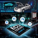 Original 100% Launch X431 V 4.0 8 inch KIT Diagnoza Service Auto, Tester Auto Multimarca Profesional Meniu Romana, full OBFCM