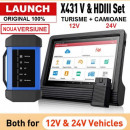 Scanner Launch X431 V+ PRO4 tester auto universal Turisme, Camioane, Autobuze, Utilaje HD 3.0 Wifi/Bluetooth Model NOU Obfcm activ