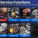 Tester Auto Camioane 24V, LAUNCH Creader Profesional 129 HD, Tableta Inclusa, Diagnoza Multimarca, 7 Functii Speciale, Camioane, Autobuze, Utilaje Constructii / Agricultura, Update 2 ani