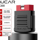 Interfata auto MUCAR BT200 full software Bluetooth toate marcile auto, 12 luni udate online Thinkdiag Original