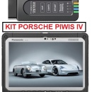 Kit Interfata diagnoza auto tester Porsche Piwis4 V42.9XX, Tester Profesional Generatia noua T6PT3G CANFD DolP OEM TabScan, Tableta/Laptop Inclus