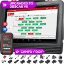Promotie ! NOUL Launch X431 V+ 5.0 PRO4 Original Wifi/Bluetooth Tableta Toughbook 10.10 inch Tester Auto Profesional Service 2 ani update online, Dbscar7, Canfd, DOIP, Obfcm