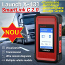 Tester Auto Multimarca Camioane/Autobuze/Autoutilitare/Utilaje - Noul aparat Launch X431 SmartLink C 8/256GB CAN/ DoIP/ CAN FD/ J2534 Full Activat Service Auto