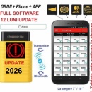 Interfata auto Launch X431 EasyDiag 3.0 OBDII Bluetooth: Tester Auto Profesional cu tableta Android, Full Activat Service Auto Multimarca: Turisme+Autoutilitare 99% compatibilitate