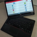 Kit diagnoza auto Launch V Plus Scan & Tableta/Laptop Touchscreen Bluetooth Fujitsu T939 Diagonala 37 CM I5 8365U 16/256 GB UltraBook Touch/Pliabil, Aluminiu, Senzor Soc, Cititor Amprenta, Full Activat Online