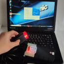 Kit Tester Auto Profesional Multimarca Turisme & Camioane in limba Romana cu Laptop militar Panasonic Cf54, bluetooth 5.0, full activat diagnoza, programari, functii speciale