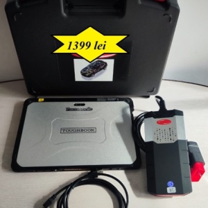 Kit Tester Diagnoza Auto Multimarca Bluetooth gama 12/24V cu Tableta Antisoc 10.1 Inch Panasonic CF20 I5 4G 8/256Gb: Turisme, Autoutilitare, Camioane, Pachet Promotional Service Auto, Entry Level Universal - Img 2