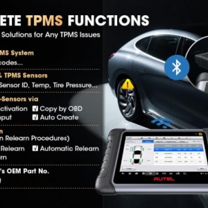 Noul Autel MaxiPRO MP808S-TS cu Tableta 4/64GB Tester Diagnoza auto Profesional original - Update ONLINE 2 ANI, TPMS/EOBD/OBFCM ACTIV - Img 5