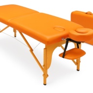 Masa masaj pliabila 2 sectiuni lemn Basic Premium 70 cm - Img 3