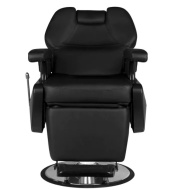 Scaun barber profesional hidraulic MASTER cu spătar reglabil pentru barber shop și frizerie profesională