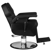 Scaun barber profesional hidraulic MASTER cu spătar reglabil pentru barber shop și frizerie profesională
