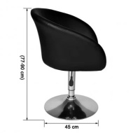 Scaun Coafor Royal Profesional cu Pompă Hidraulică și Bază Cromata - Img 4