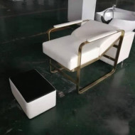 Unitate spalare, scafa coafor LUX ALB