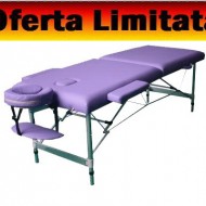 Masa masaj pliabila si portabila aluminiu, usoara Elora Plus - PREMIUM 8 cm