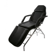 Pat tatuaj, scaun cosmetic negru Venus