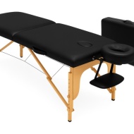 Masa masaj pliabila 2 sectiuni lemn Basic Premium 70 cm
