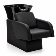 Scafa coafor Elda black vas ceramic