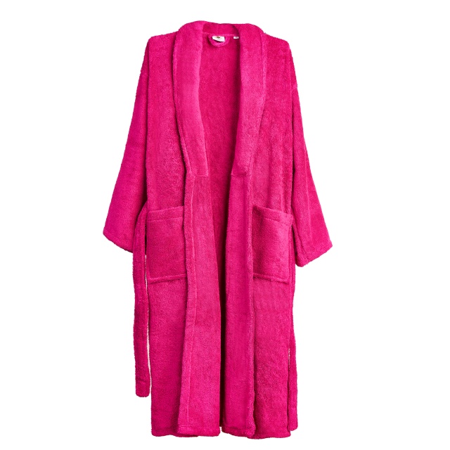 Halat de Baie Roz Aprins Pufos (Marime Halate: L/XL) - 1 | YEO