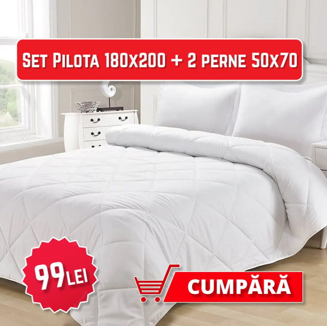 Pilota matlasata 180/220x200 + 2 Perne sau 150x200+1perna (DImensiune: 220x200) - 2 | YEO