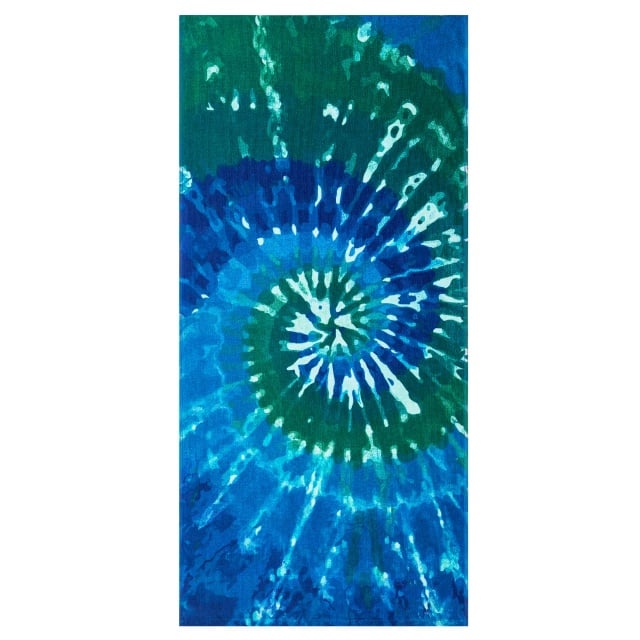 Prosop plajă 70x152cm Model GREEN TIE DYE - 3 | YEO