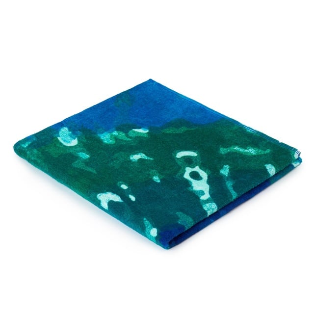 Prosop plajă 70x152cm Model GREEN TIE DYE - 4 | YEO