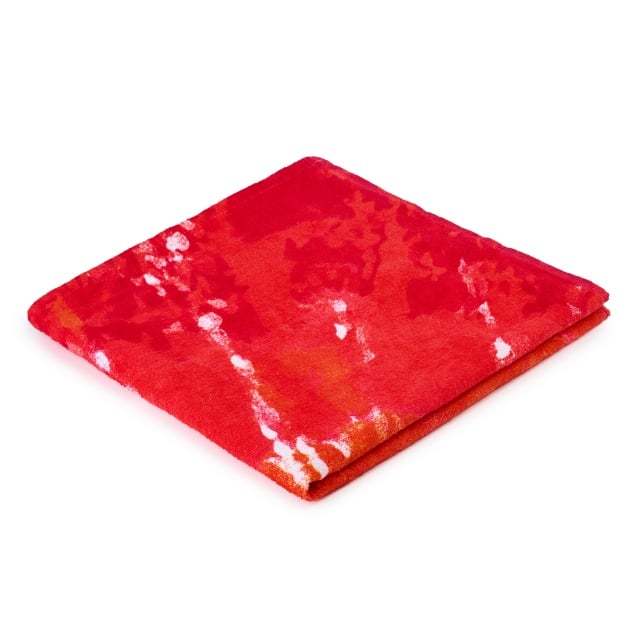 Prosop plajă 70x152cm Model RED TIE DYE - 1 | YEO