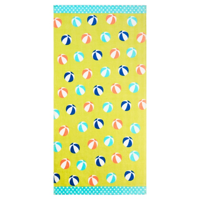 Prosop de plaja Hotel Supplier Balls, 68 X 142 , bumbac 100%, 280 GSM