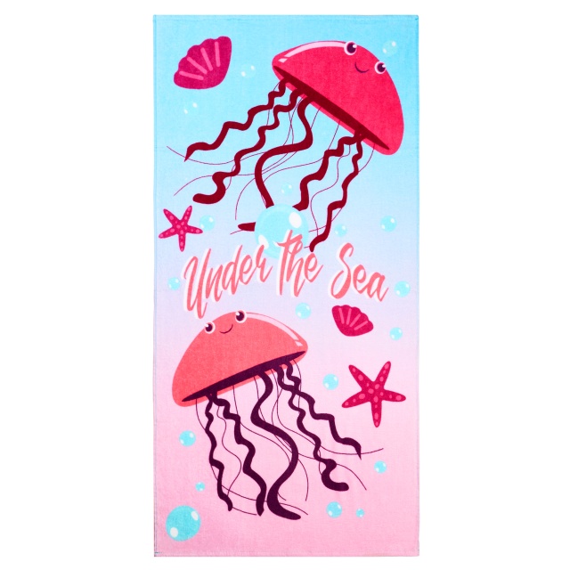 Prosop de plaja Hotel Supplier JELLYFISH, 70 x 152, bumbac 100%, 300 GSM