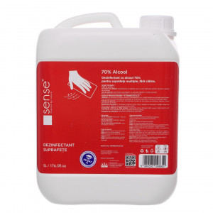 Dezinfectant suprafete RTU 70% Alcool 5L, Sense