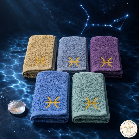Set 5 prosoape de mâini și bucătărie cu broderie Pesti 30 × 50 cm, 400 g/m² - Img 5